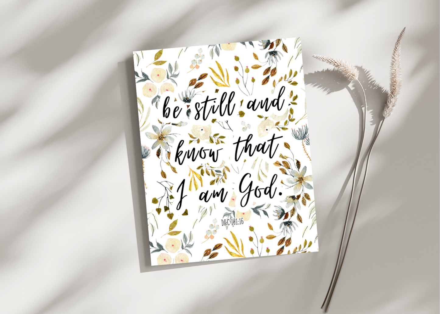 Be still... Greeting Card