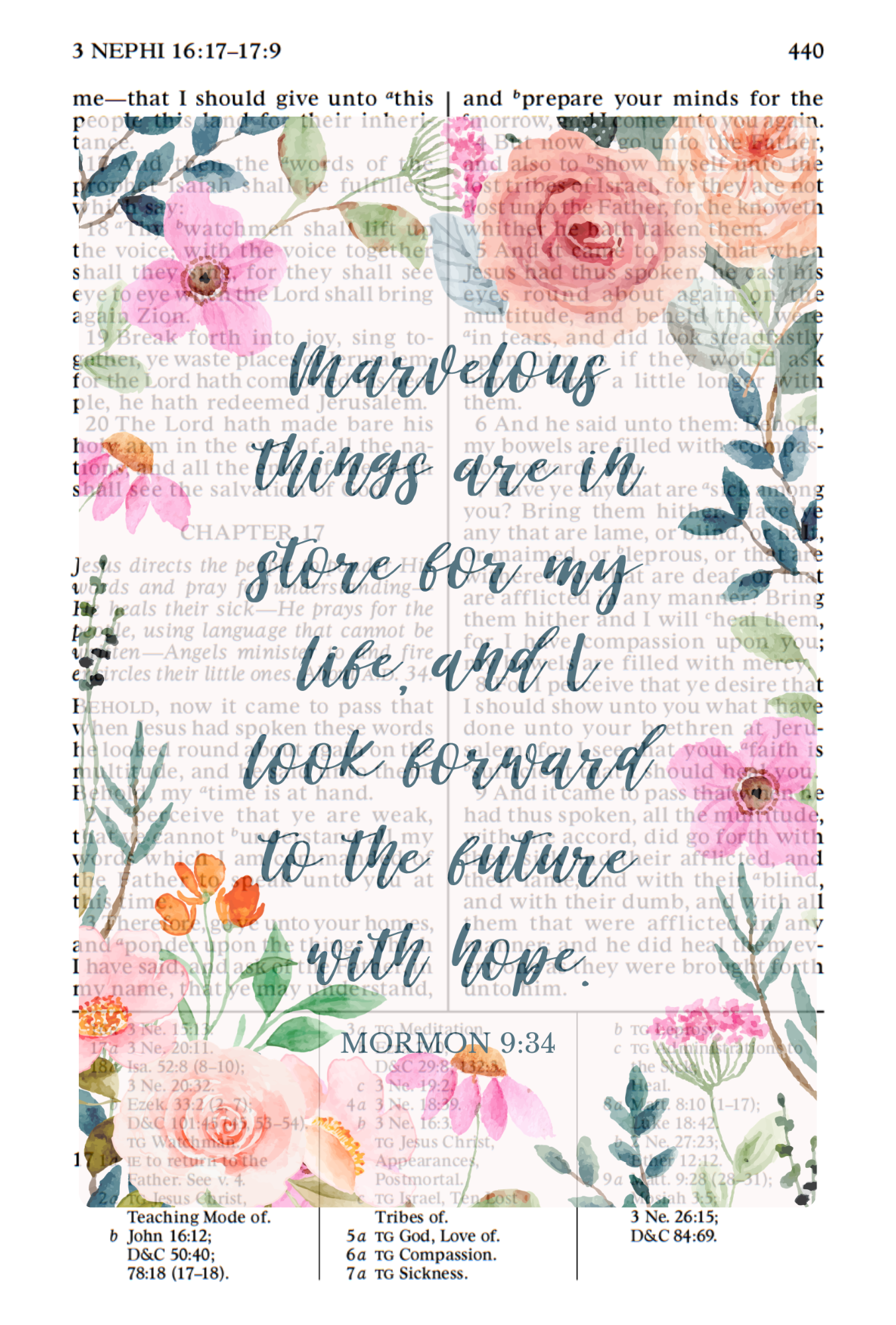 Book of Mormon Tip-Ins. Affirmation Translucent Vellum Inserts. 16-Piece Set