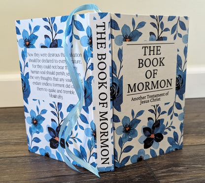 3F Hardcover Handmade Floral Book of Mormon