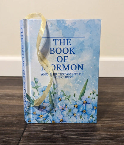 19F Hardcover Handmade Floral Book of Mormon