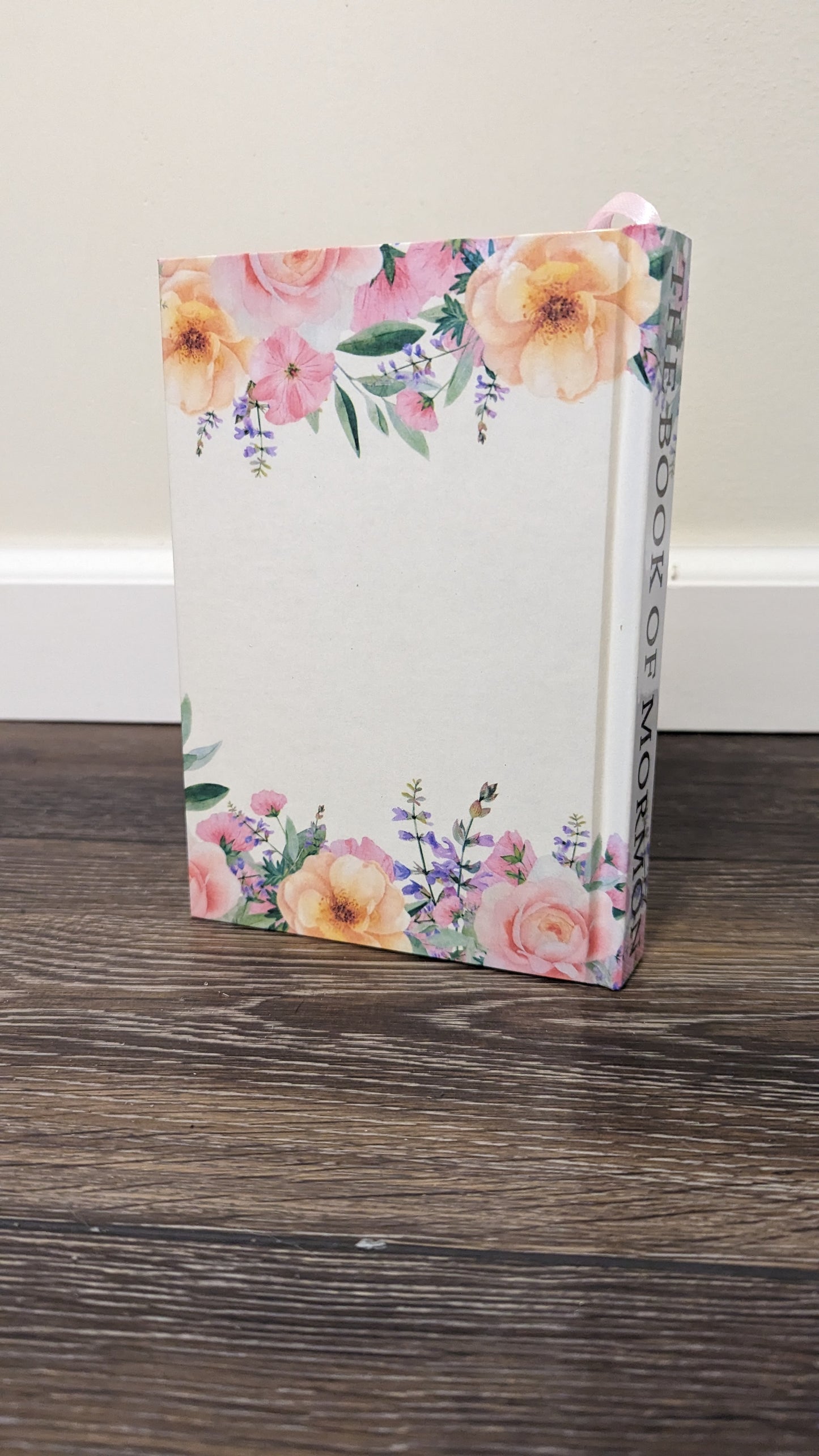 22F Hardcover Handmade Floral Book of Mormon