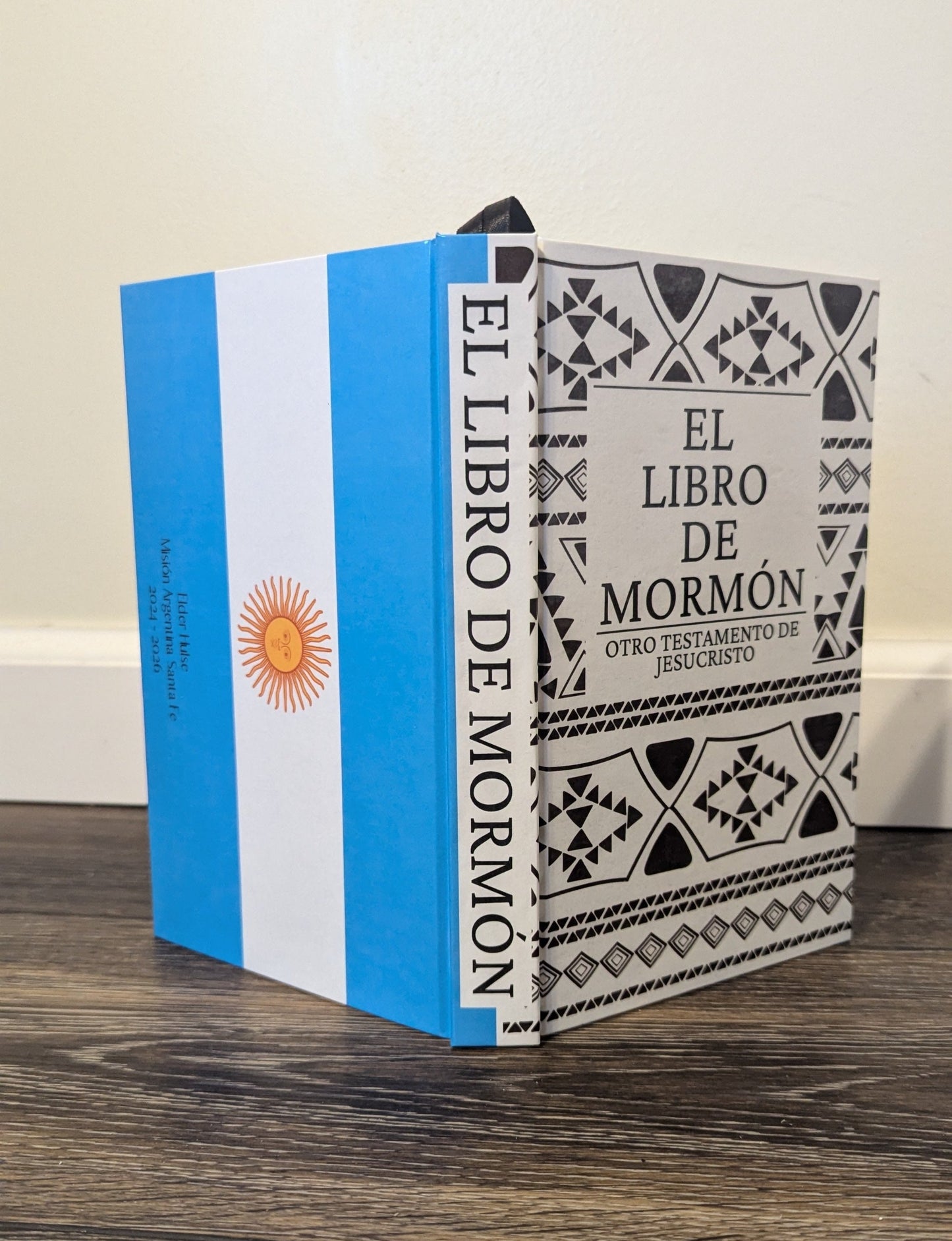 14M Hardcover Handmade Missionary Book of Mormon Country Flag