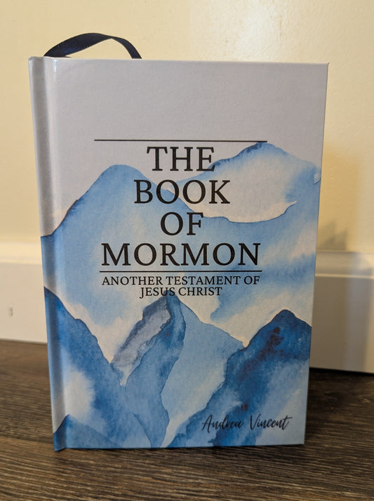 17C Hardcover Handmade Book of Mormon Mountain