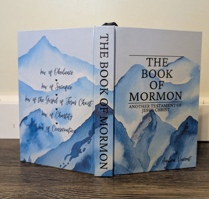 17C Hardcover Handmade Book of Mormon Mountain