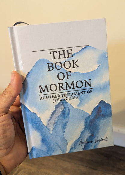 17C Hardcover Handmade Book of Mormon Mountain