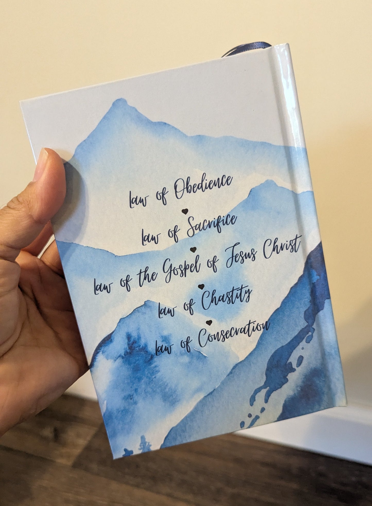 17C Hardcover Handmade Book of Mormon Mountain