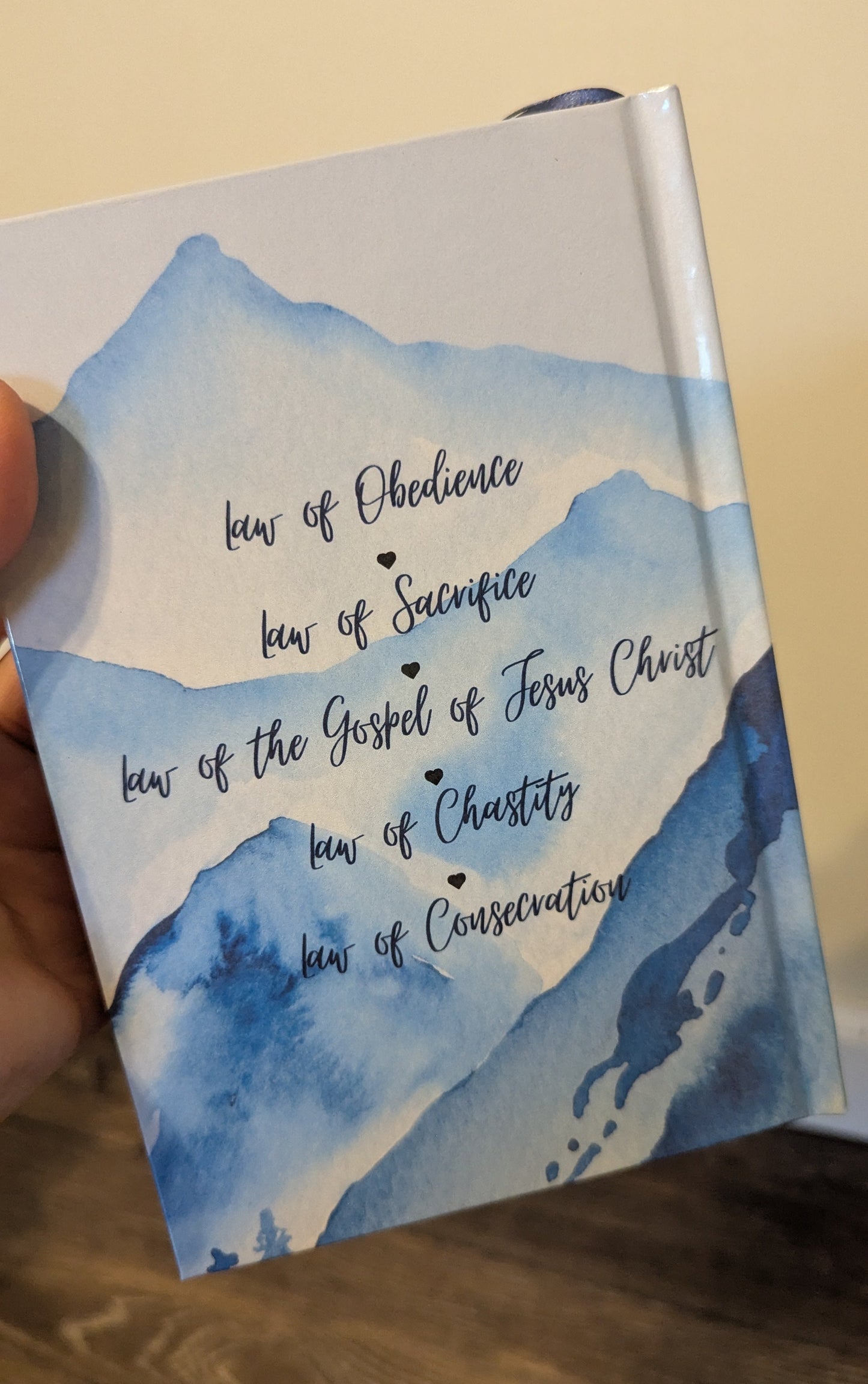 17C Hardcover Handmade Book of Mormon Mountain