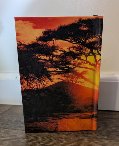 16C Hardcover Handmade Book of Mormon Africa Sunset