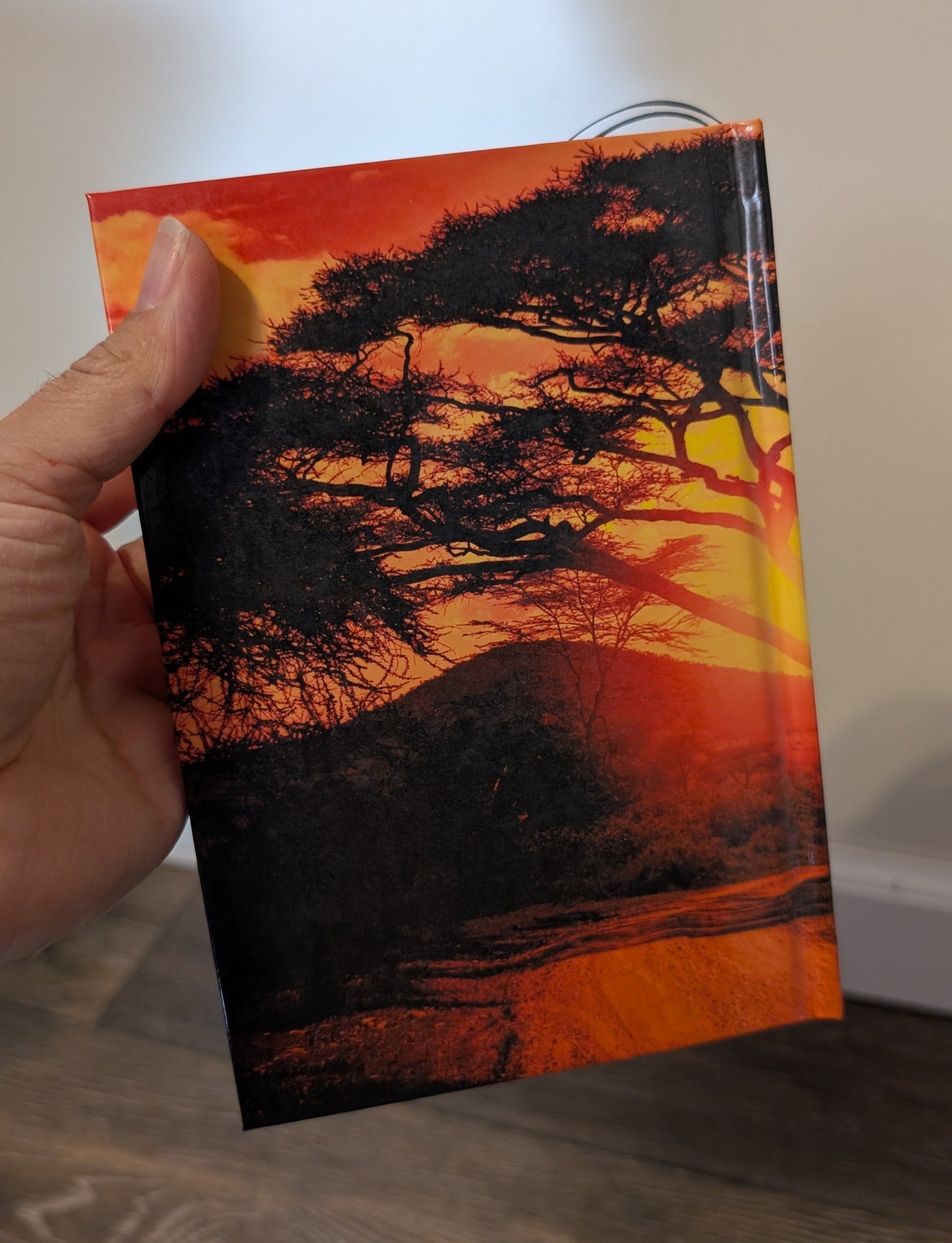 16C Hardcover Handmade Book of Mormon Africa Sunset