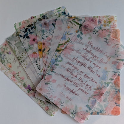 Book of Mormon Tip-Ins. General Conference Insight Vellum Inserts. 16-Piece Set