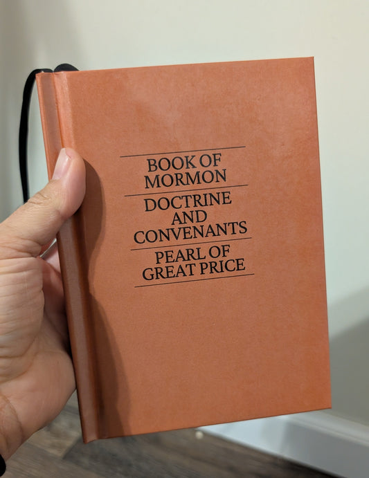 19T Hardcover Handmade Triple Combination Brown