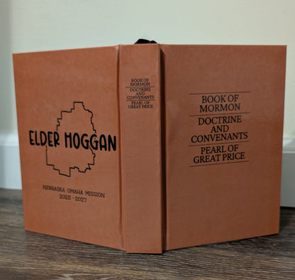 19T Hardcover Handmade Triple Combination Brown