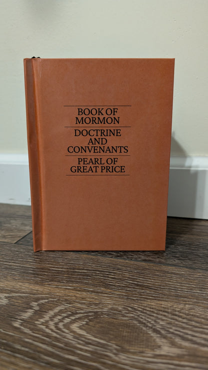 19T Hardcover Handmade Triple Combination Brown